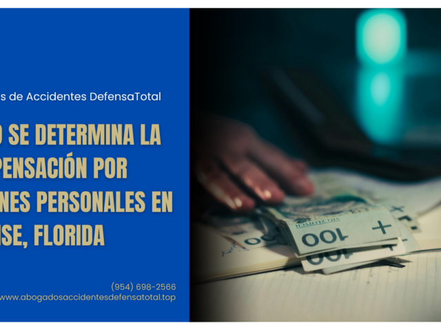 Cómo se determina la compensación por lesiones personales en Sunrise, Florida