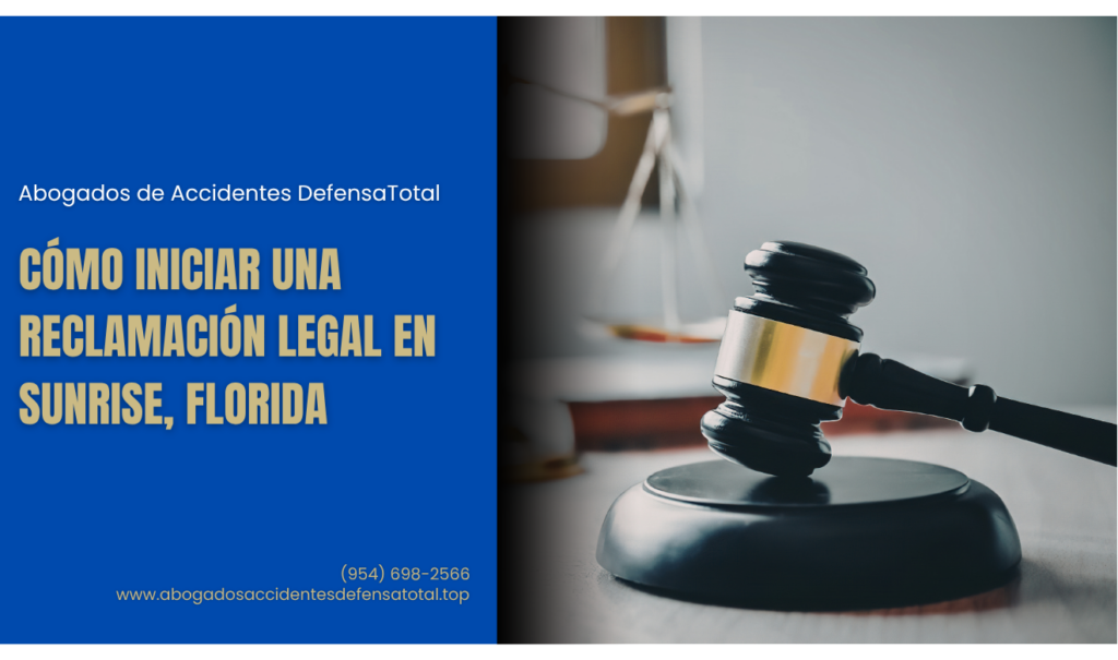 guía de pasos para reclamación legal Sunrise